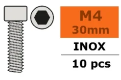 G-Force RC – Cilinderschroef – Binnenzeskant – M4X30 – Inox – 10 st