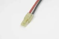 G-Force RC – Connector met kabel – Mini Tamiya – Goud contacten – Man. connector – 14AWG Siliconen-kabel – 10cm – 1 st