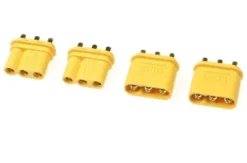 G-Force RC – Connector – MR-30PB 3-Polig – Goud contacten – Man. + Vrouw. – 2 paar