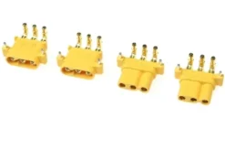 G-Force RC – Connector – MR-30PW 3-Polig – Goud contacten – Man. + Vrouw. – 2 paar