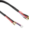 G-Force RC Laad-/balanceer-kabel 4mm Bullit connector 2S – Lader 2S XH connector – 2mm Bullit connector – 14AWG Siliconen-kabel 30cm – 1 st