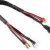 G-Force RC – Laad-/balanceer-kabel – Deans 4S – Lader 6S XH connector – 4S XH connector – 14AWG Siliconen-kabel – 30cm – 1 st