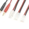 G-Force RC – Laadkabel – Universeell 3in1 – Tamiya man., Tamiya vrouw., AMP vrouw. – 16 AWG Siliconen-kabel – 1 st