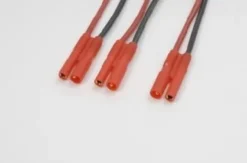G-Force RC – Power Y-kabel – Parallel – 2mm Goudconnector – 20AWG Siliconen-kabel – 12cm – 1 st