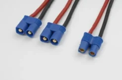 G-Force RC – Power Y-kabel – Serieel – EC-3 – 12AWG Siliconen-kabel – 12cm – 1 st