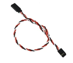 G-Force RC – Servo verlengkabel – Gedraaide kabel – Futaba – 22AWG / 60 Strengen – 30cm – 1 st