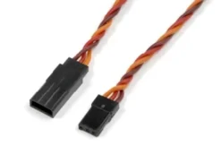 G-Force RC – Servo verlengkabel – Gedraaide HD siliconen-kabel – JR/Hitec – 22AWG / 60 Strengen – 30cm – 1 st