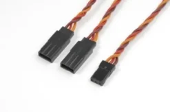 G-Force RC – Servo Y-kabel – Gedraaide HD siliconen-kabel – JR/Hitec – 22AWG / 60 Strengen – 30cm – 1 st