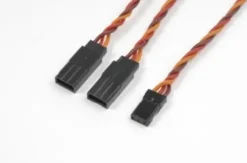 G-Force RC – Servo Y-kabel – Gedraaide kabel – JR/Hitec – 22AWG / 60 Strengen – 30cm – 1 st