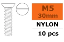G-Force RC – Verzonkenkopschroef – M5X30 – Nylon – 5 st