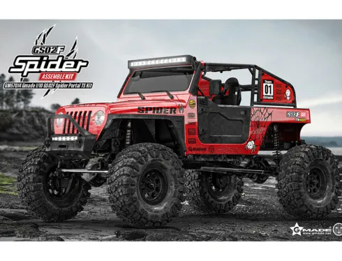 GMADE 1/10 GS02F Spider Portal TS Assembly Kit