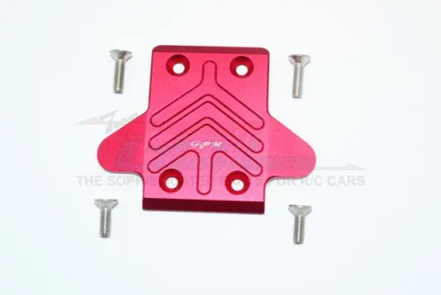 GPM Aluminium Front Chassis Protection Plate for ARRMA 1/8 Rood