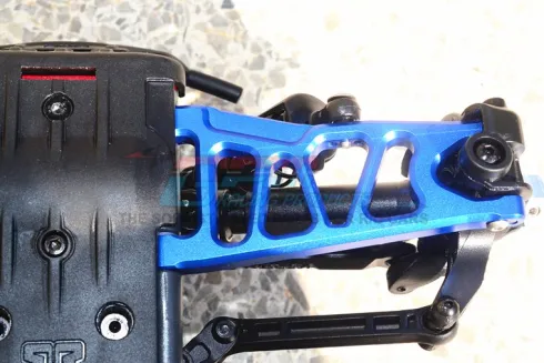 GPM Aluminium Front Lower Arms for ARRMA 1/10 Blauw