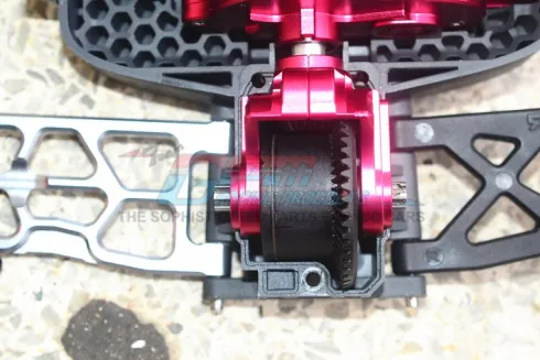 GPM Aluminium Front & Rear Differentiel Yoke for ARRMA 1/10 Blauw