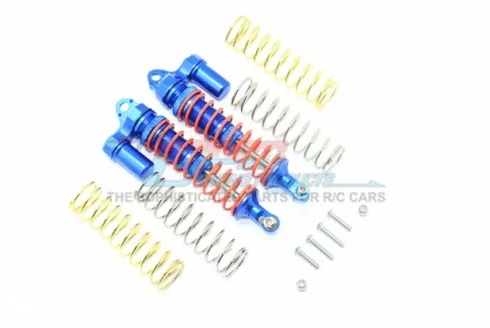 GPM Aluminium Rear Adjustable Shocks Piggy Back 102MM for Traxxas 1/10