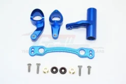 GPM Aluminium Steering Assembly for ARRMA 1/8 Blauw