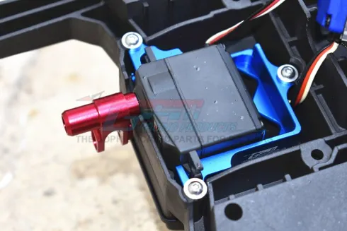 GPM Aluminium Traxxas X-Maxx 8S Servo Mount & Stainless Steel Tie Rod & 25T Servo Horn