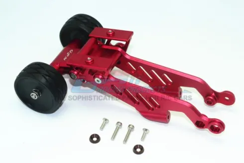 GPM Aluminium Wheelie With Wing Mountfor ARRMA 1/8 Rood