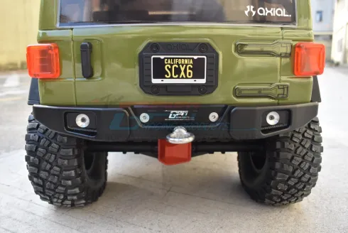 GPM Axial SCX6 Aluminium Rear Bumper With Hook & 5mm LED Light