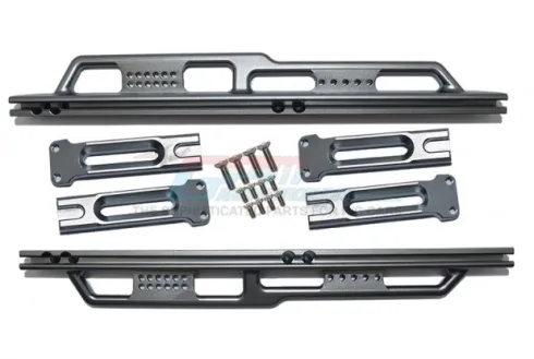 GPM Axial SCX6 Aluminium Side Steps (Silver Inlay Version) 16 pieces