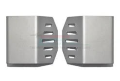 GPM Axial SCX6 Stainless Steel Front & Rear Gearbox Skid Plate 2 pieces