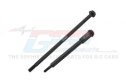 GPM Losi 1/4 Promoto-MX Motorcycle Medium Carbon Steel Front & Rear Wheel Axle Set
