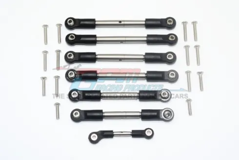 GPM Stainless Steel Thickened Tie Rods for Traxxas 1/10 Rustler 4×4 VXL