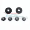 GPM Steel Front & Center & Rear Diff Bevel Gear & Pinion Gear for ARRMA 1/8
