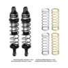 GPM Traxxas Mini Maxx BL-2S 7075 Alloy Front/Rear Adjustable Spring Shocks 87mm TXMM087F/R-S-BK (Vervanger TRX3760 en TRX10765)