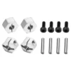 GPM Traxxas Mini Maxx BL-2S 7075 Alloy Frond And Rear Clamp Type Wheel Hub 12mm TXMM010-S (Vervanger TRX3654)
