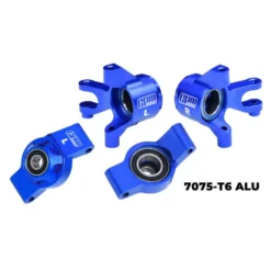GPM Traxxas Mini Maxx & Mini XRT 7075 Aluminium Voorste Stuurblokken & Achteras-naafhouders – TXMM2122-B