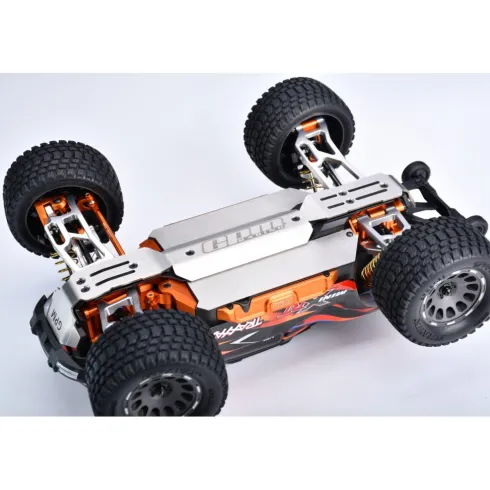 GPM Traxxas Mini Maxx & Mini XRT RVS Chassis Skid Kit – Geïntegreerde Molding 2mm dik – TXMM333-OC
