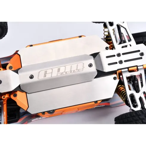GPM Traxxas Mini Maxx & Mini XRT RVS Chassis Skid Kit – Geïntegreerde Molding 2mm dik – TXMM333-OC