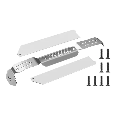 GPM Traxxas Mini Maxx & Mini XRT RVS Chassis Skid Kit – Geïntegreerde Molding 2mm dik – TXMM333-OC