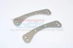 GPM Traxxas X-Maxx 8S Stainless Steel Front & Rear Upper Bulkhead Tie Bar 2 pieces