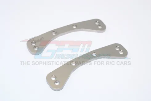 GPM Traxxas X-Maxx 8S Stainless Steel Front & Rear Upper Bulkhead Tie Bar 2 pieces