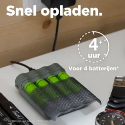 GP ReCyko AA/AAA Speed Charger (USB) incl 4x AA batterijen 2600mAh