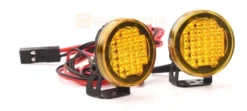 GRC 22mm Hat-Lamp Circle Led Spotlights #Black Loop Dm-Yellow Lens