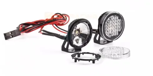 GRC 22mm Hat-Lamp Circle Led Spotlights Black Loop Dm-Clear Lens