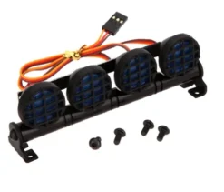 G.T. Power LED verlichting set met dakhouder rond – Blauw