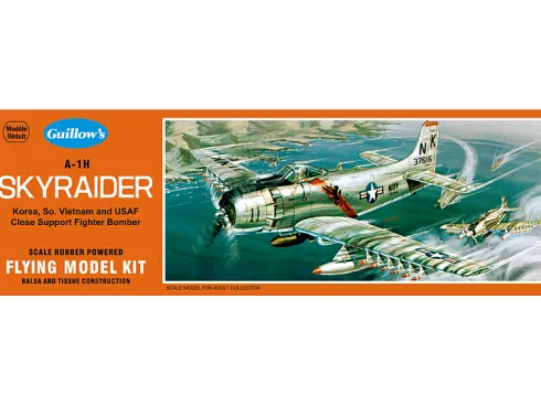 Guillows A-1H Skyraider houten vliegtuig – 0904