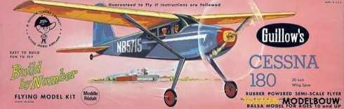 Guillows Cessna 180 houten vliegtuig – 0601