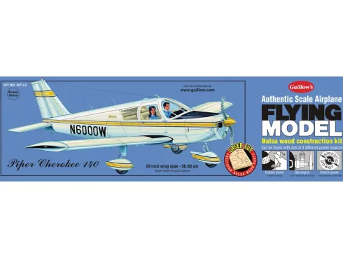 Guillows Piper Cherokee 140 houten vliegtuig – 307LC