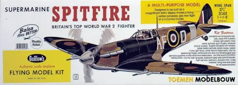 Guillows Spitfire houten vliegtuig – 403