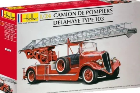 Heller Camon de Pompiers Delahaye type 103 – 1:24 bouwpakket