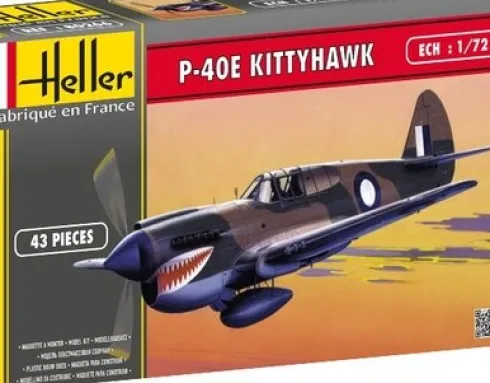 Heller P-40E Kittyhawk – 1:72 bouwpakket