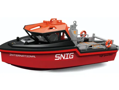 Heng Long Snig Rescue RTR Boat Brushless 320MM Zwart