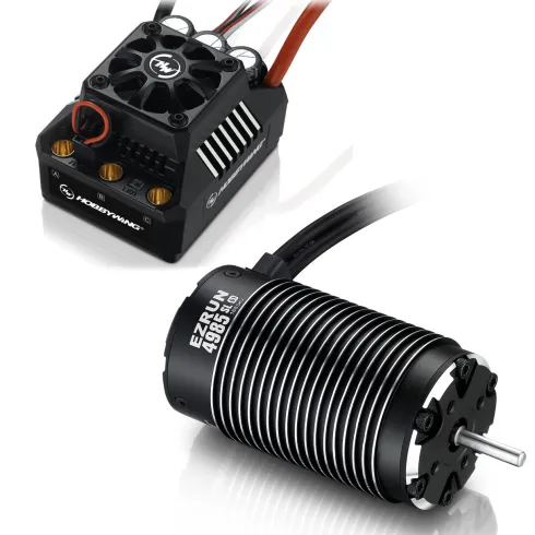 Hobbywing EZRUN MAX6 V3 Combo met 4985 1650KV Motor voor 1/6 & 1/7 RC-Voertuigen