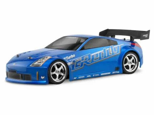 HPI NISSAN 350Z GREDDY TWIN TURBO BODY (190mm) – 17218