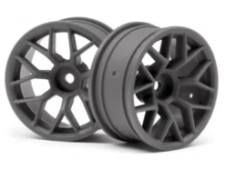 HPI RTR WHEEL 26MM GUNMETAL (6MM OFFSET/2PCS) – 112812